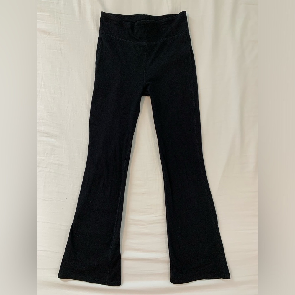 GAP kids XL 12 flare leggings black cotton